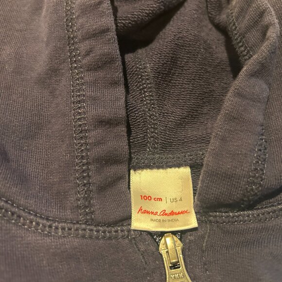🧵 Bundle of 2 Hanna Andersson Zip-Up Hoodies – Size 4T 🧵 - Picture 6 of 8